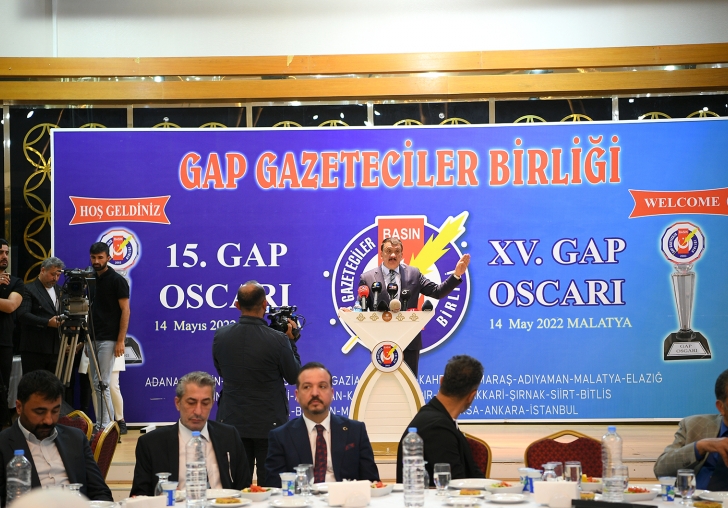 15. GAP Oscarı Ödül Töreni Malatyada Yoğun Katılımlı Törenle Yapıldı