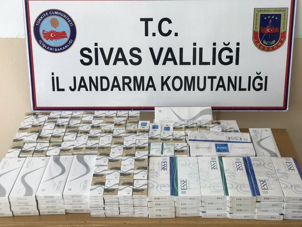 2 bin 690 paket gümrük kaçağı sigara ele geçirildi
