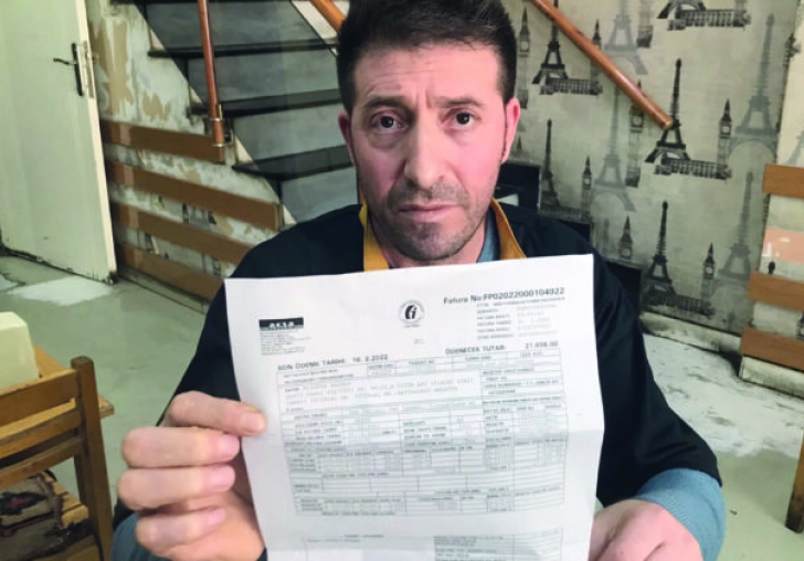 22 bin liralık faturayı görünce şok oldu