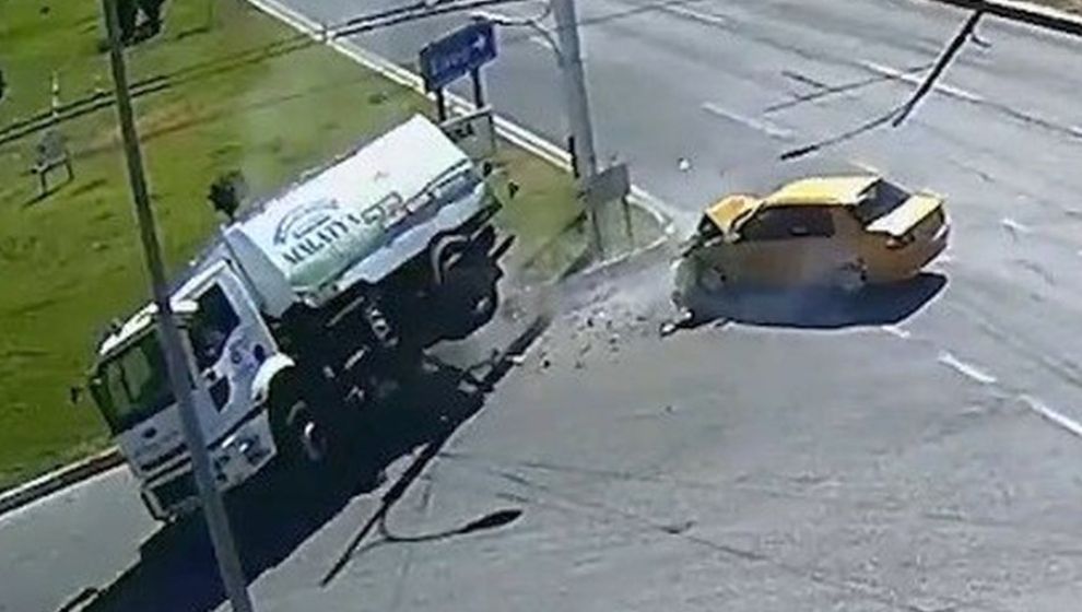 4 Kişinin Yaralandığı Kazanın Görüntüleri Ortaya Çıktı