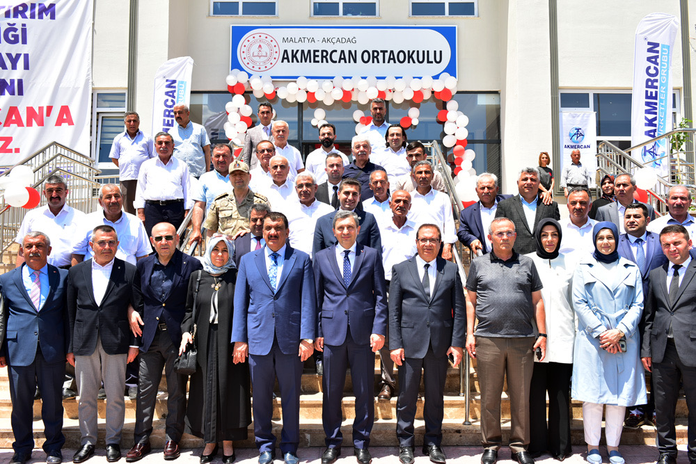 Akmercan Ortaokulu Törenle Açıldı