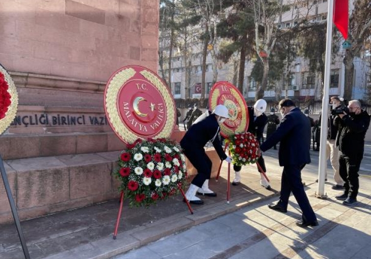 Atatürk'ün Malatya'ya gelişinin 91. yıl dönümü kutlandı