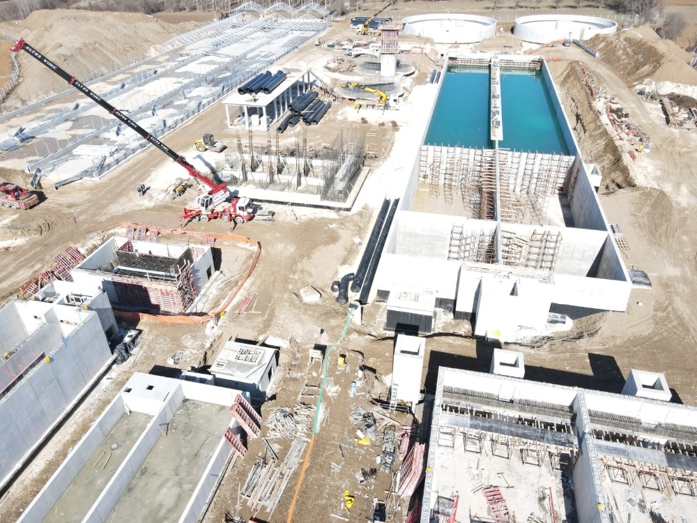 Atıksu Arıtma Tesisi´nde havuzların testleri başladı
