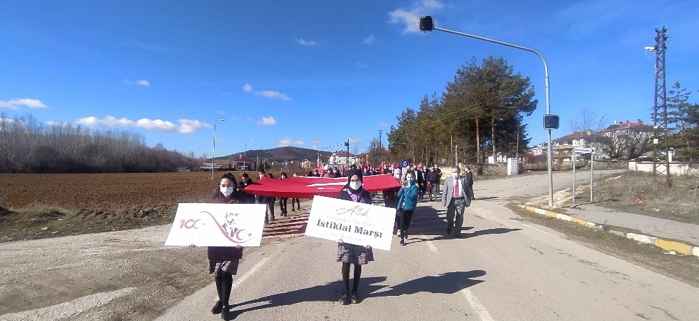 Bağımsızlığın simgesi İstiklâl Marşı, Daday´da kutlandı
