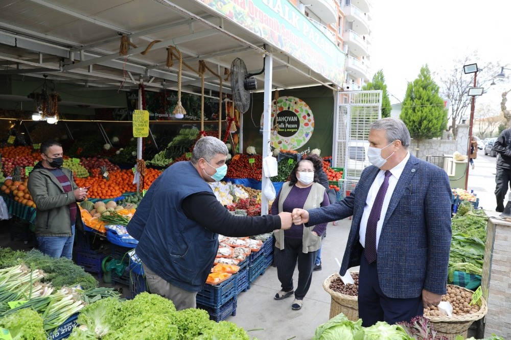 Başkan Çerçi esnaf ziyareti yaptı
