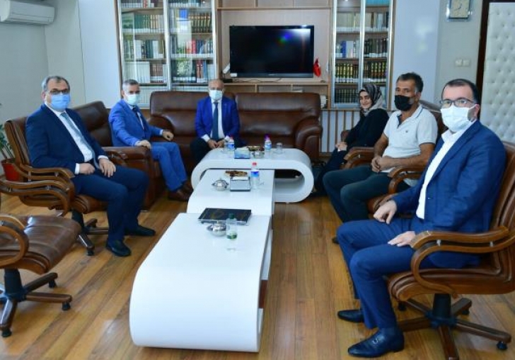 Başkan Çınar, İl Müftüsü Işıldar ile Yeşilyurt İlçe Müftüsü Ayral'ı Ziyaret Etti 