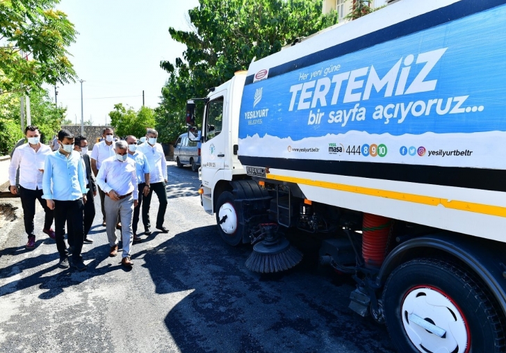 Başkan Çınar, temizlik çalışmalarını inceledi