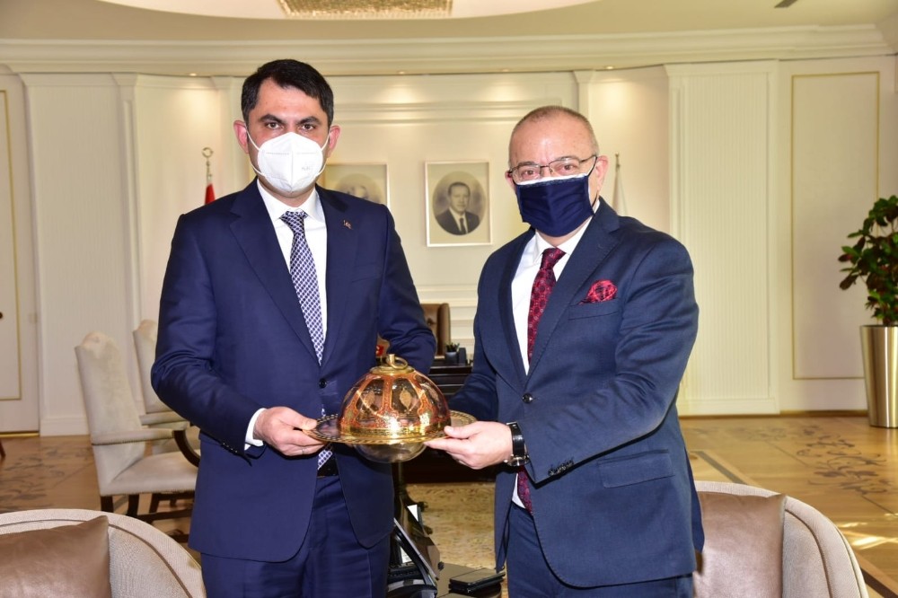 Başkan Ergün, Bakan Kurum´u ziyaret etti
