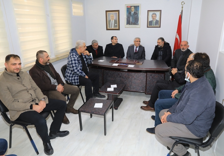 BAŞKAN GÜDERDEN 6 ODA BAŞKANINA HAYIRLI OLSUN ZİYARETİ