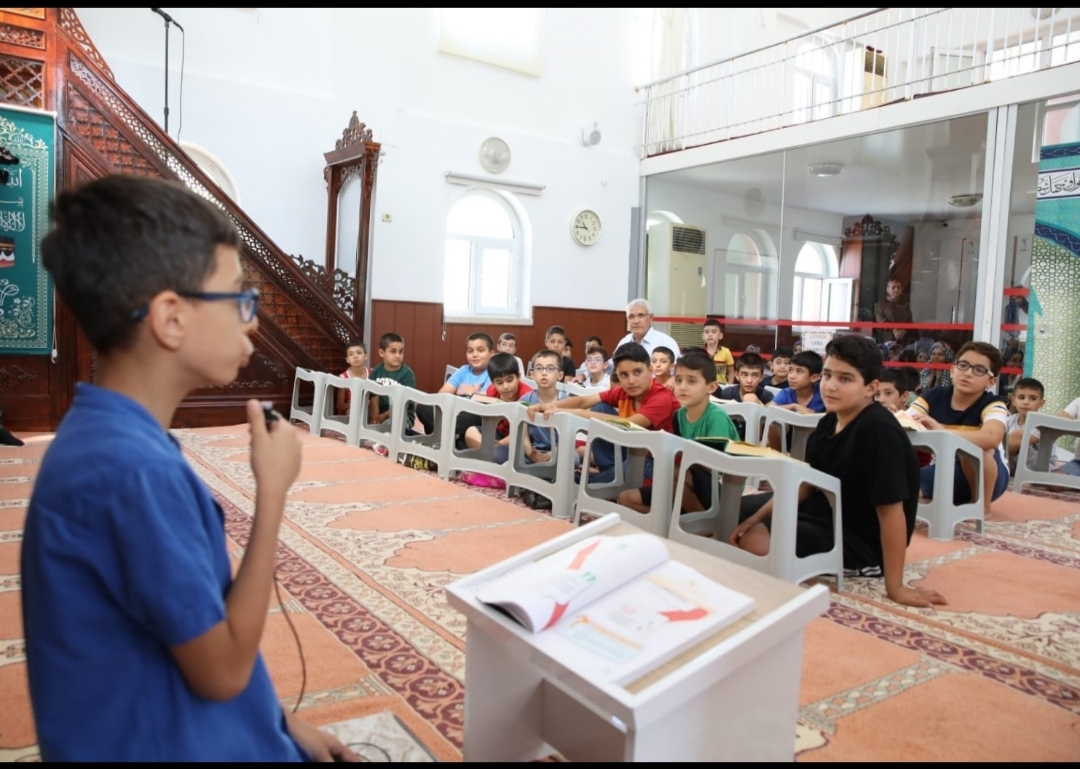 Başkan Güder, Yaz Kur'an Kursu Öğrencilerini Ziyaret Etti
