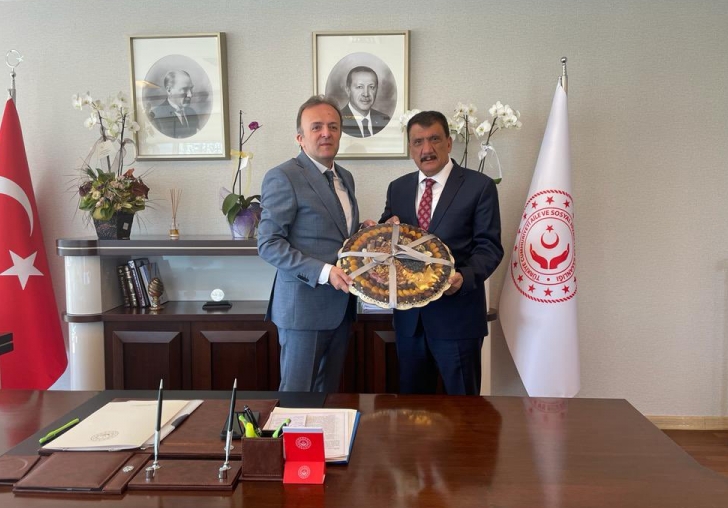 Başkan Gürkan Ankarada yoğun temaslarda bulundu