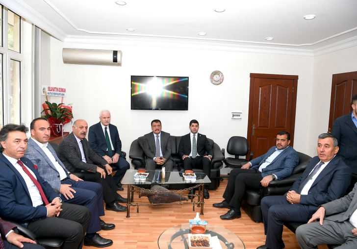 Başkan Gürkan'dan Doğanşehir Kaymakamlığı ziyareti