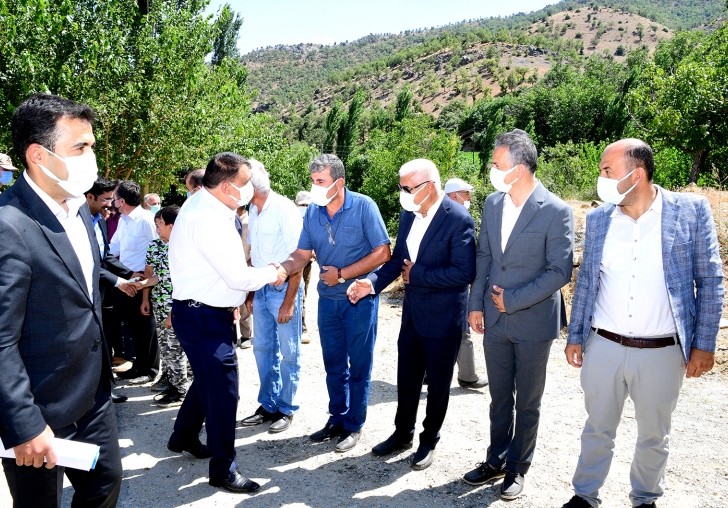 Başkan Gürkan Doğanşehir Bıçakçı Mahallesini ziyaret etti