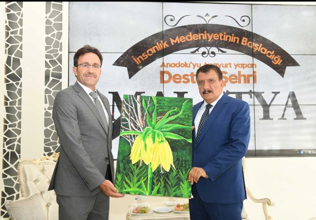 Başkan Gürkan'ı Sincik Belediye Başkanı Ziyaret Etti