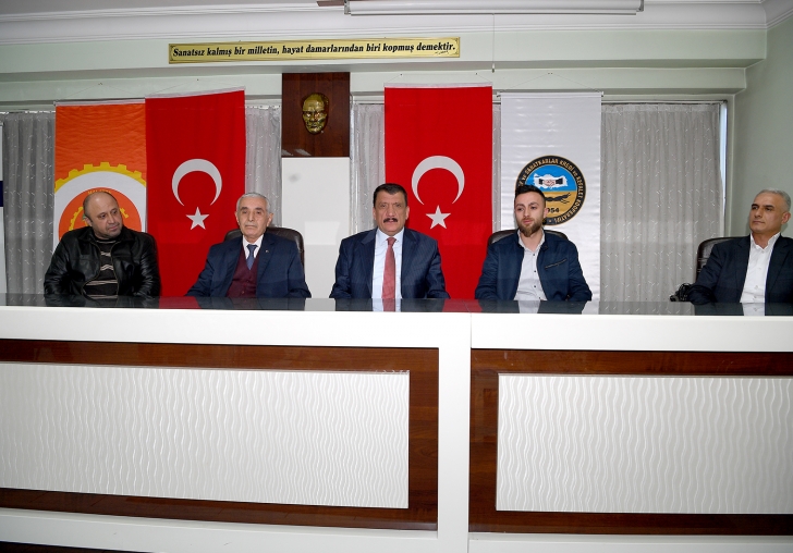 BAŞKAN GÜRKAN ODA BAŞKANLARINI ZİYARET ETTİ