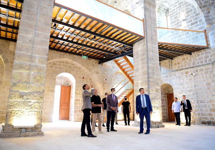 Başkan Gürkan Taşhoron Kilisesinde incelemelerde bulundu
