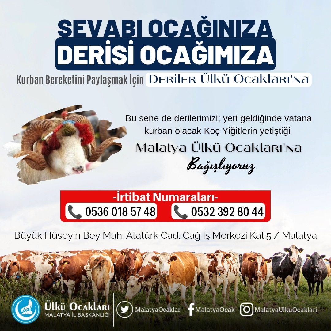 Başkan Şengönül: Sevabı Ocağınıza, Derisi Ocağımıza