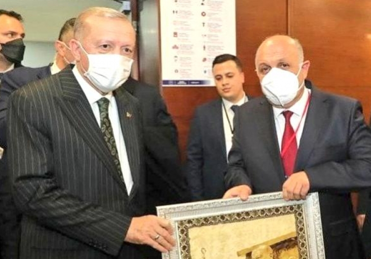 Başkan Zelyurt'un Cumhurbaşkanı Erdoğan ile görüştü