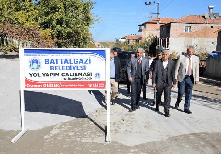 BATTALGAZİ BELEDİYESİNDEN 7 SOKAĞA 1.5 MİLYONLUK YATIRIM
