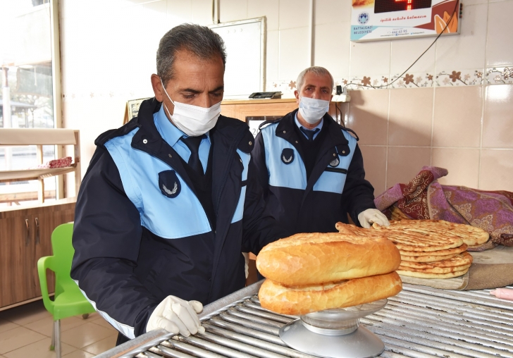 BATTALGAZİ BELEDİYESİNDEN FIRINLARA GRAMAJ VE HİJYEN DENETİMİ