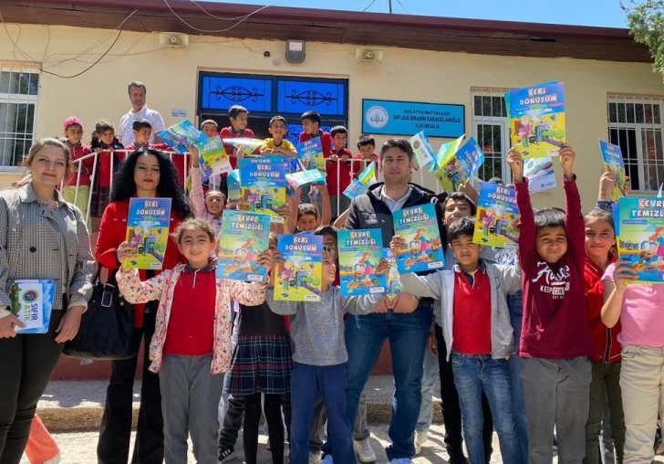 BATTALGAZİDE 10 BİN ÖĞRENCİYE GERİ DÖNÜŞÜM EĞİTİMİ VERİLDİ