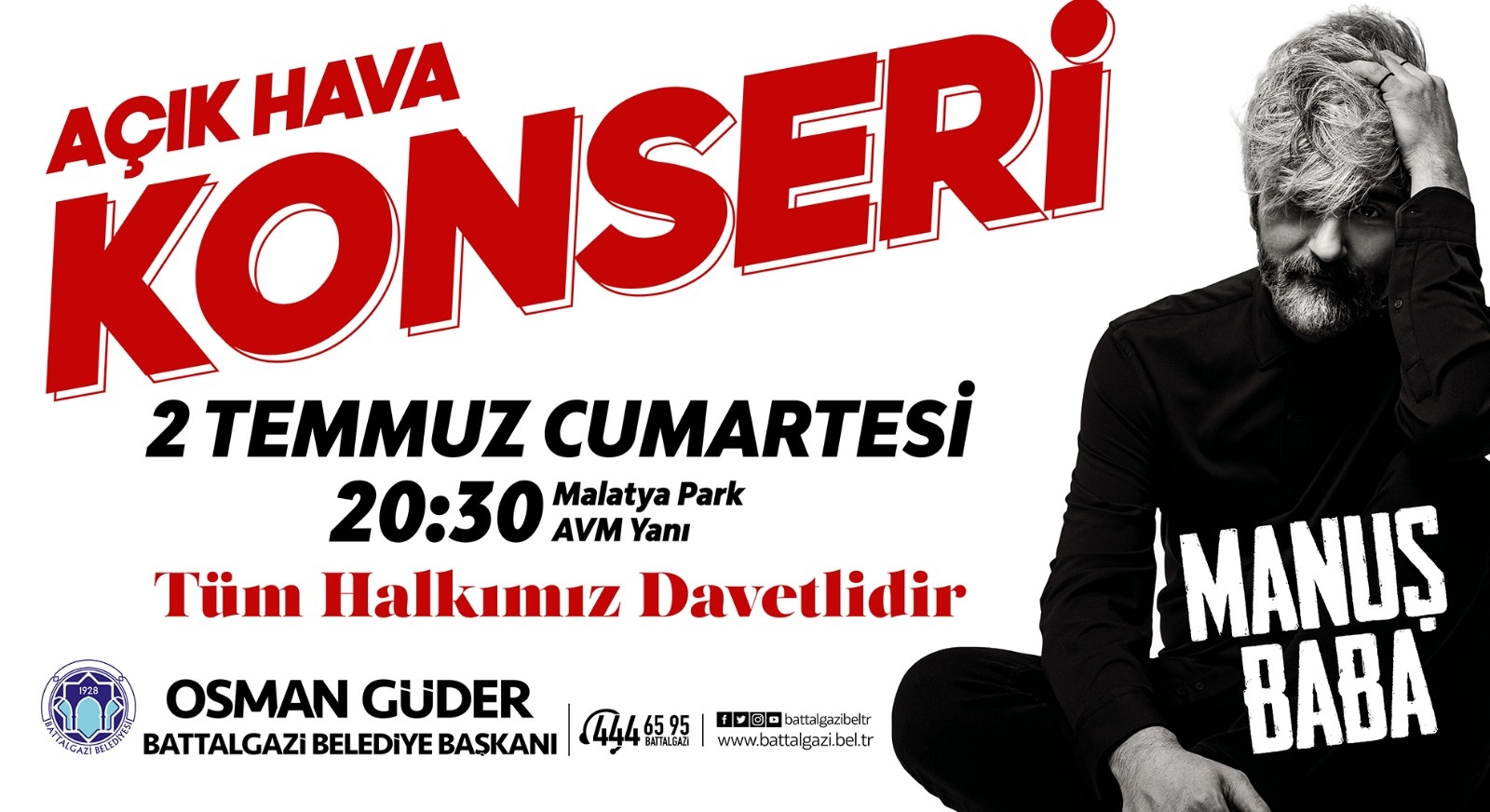 Battalgazi'de Manuş Baba Rüzgarı Esecek