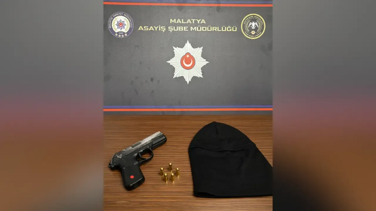 Battalgazi’de Soygun Girişimine Darbe: Silahı Veren de Maskeyi Takan da Yakalandı