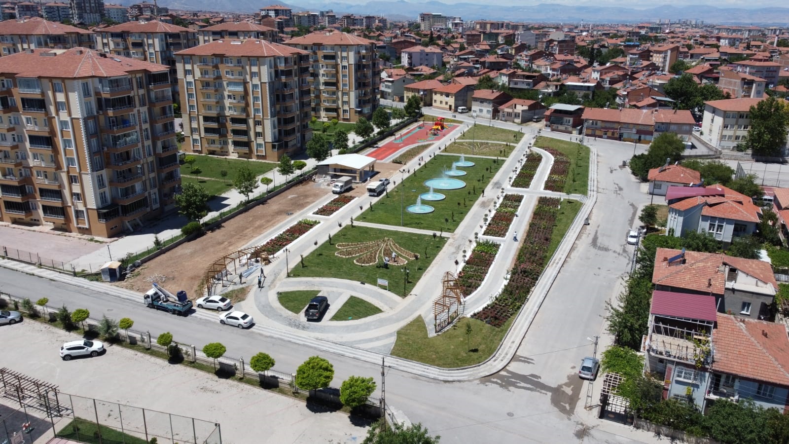 Battalgazi'deki Gül Bahçesinde Sona Yaklaşıldı