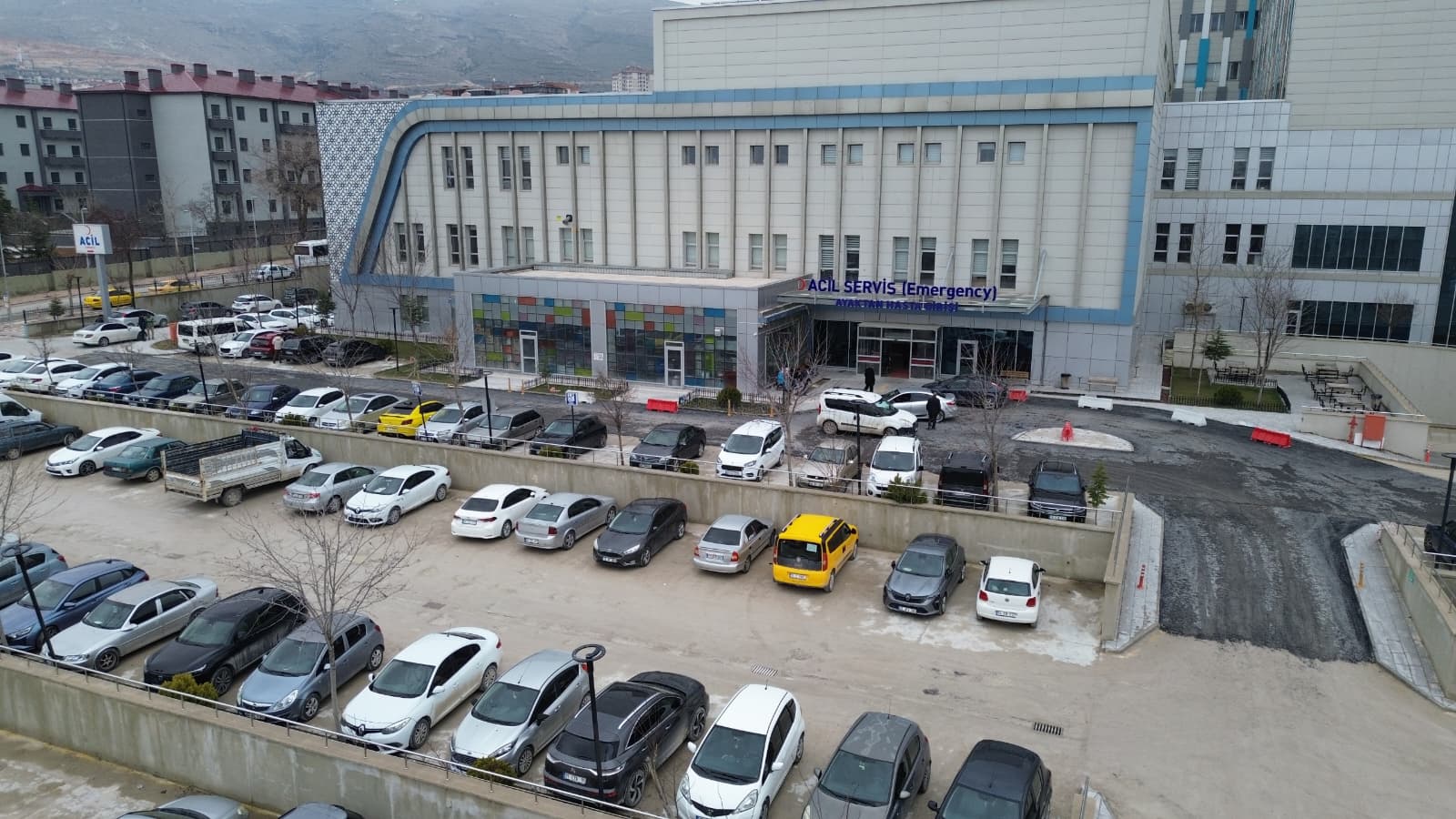 Battalgazi Devlet Hastanesi Otoparkı Yeni Yüzüne Kavuştu