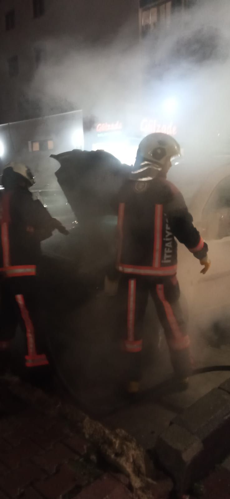 Bir Araç Yangını Haberi de Çilesiz’den