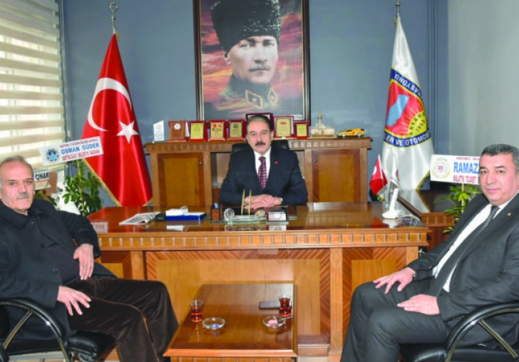 Borsa Başkanı Özcandan Keskine ziyaret