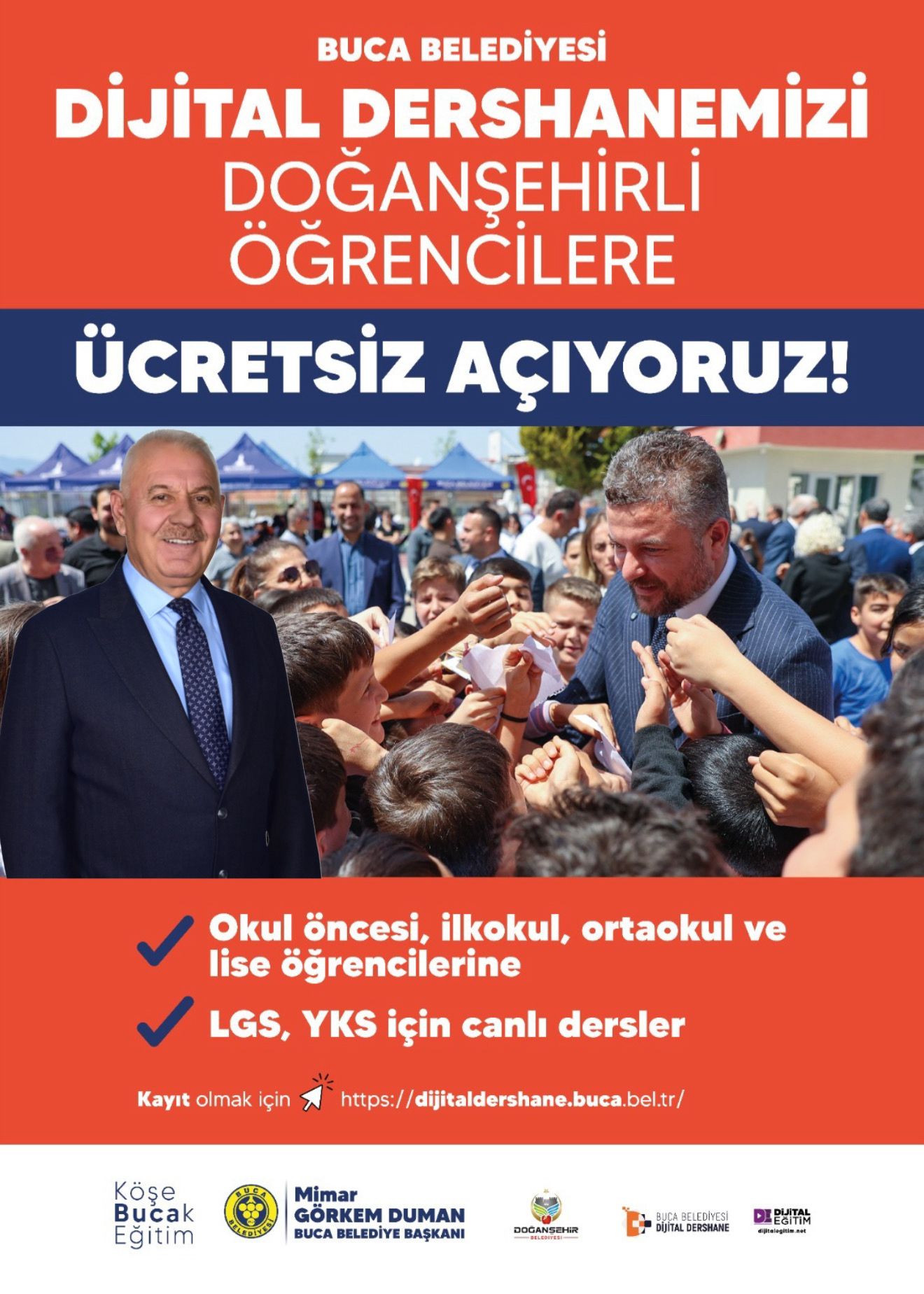 Buca’dan Doğanşehir’e Eğitim Köprüsü: "Dijital Dershane" Kapılarını Açtı