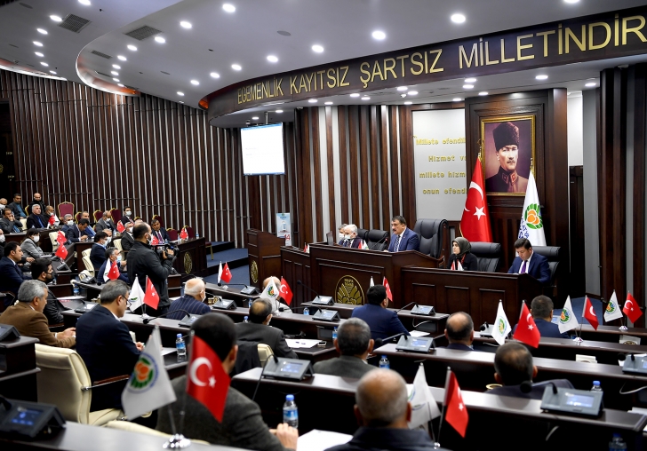 BÜYÜKŞEHİR BELEDİYESİ ARALIK AYI MECLİS  TOPLANTISI BAŞLADI