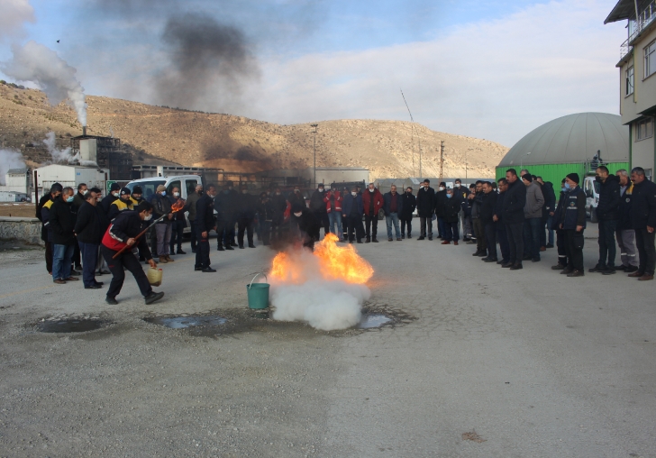 Büyükşehir Belediyesi Personellerine  Yangın ve Kurtarma Eğitimi