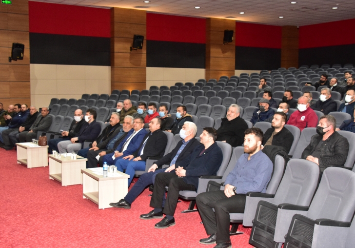 BÜYÜKŞEHİR BELEDİYESİ YENİ SANAYİ SİTESİ İÇİN SANAYİCİLERLE İSTİŞARE  TOPLANTISI GERÇEKLEŞTİRDİ