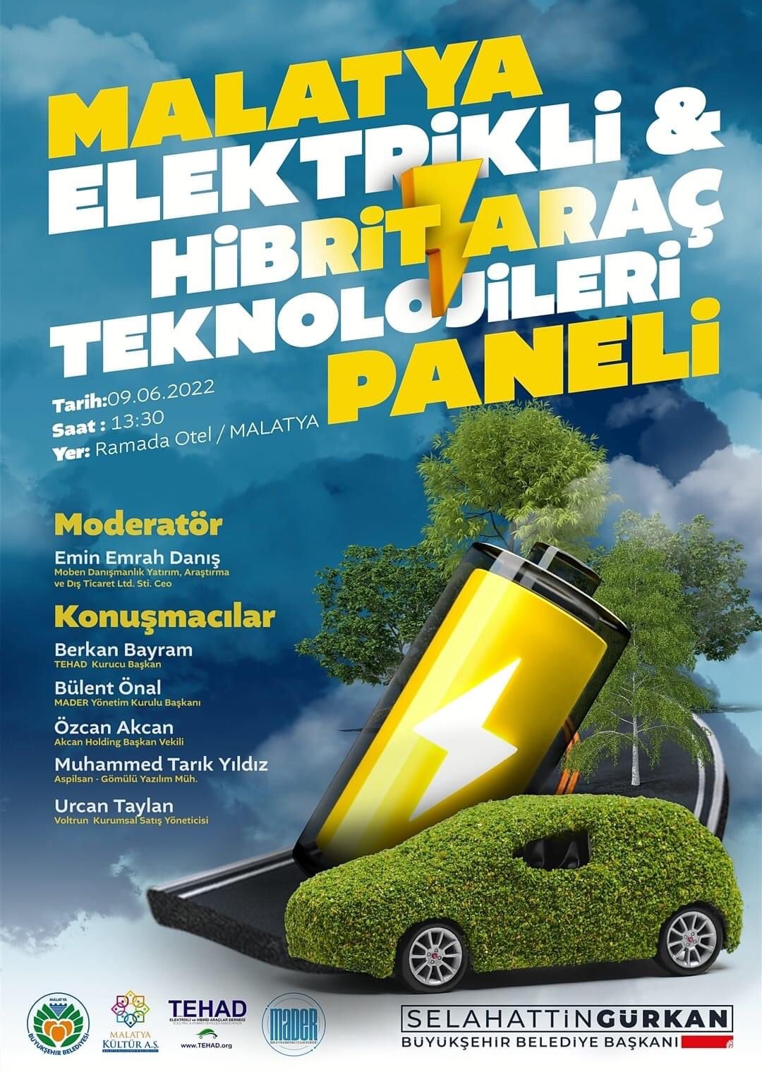 BÜYÜKŞEHİR BELEDİYESİNDEN ELEKTRİKLİ VE HİBRİD ARAÇ TEKNOLOJİLERİ PANELİ