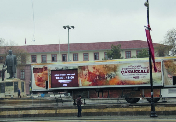 ÇANAKKALE SAVAŞI MOBİL TIRI MALATYADA