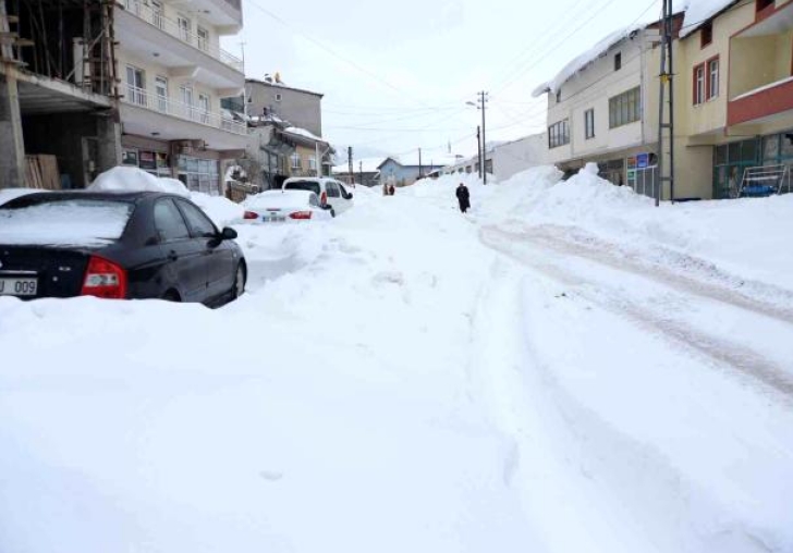 Çelikhan'da kar hayatı olumsuz etkiliyor