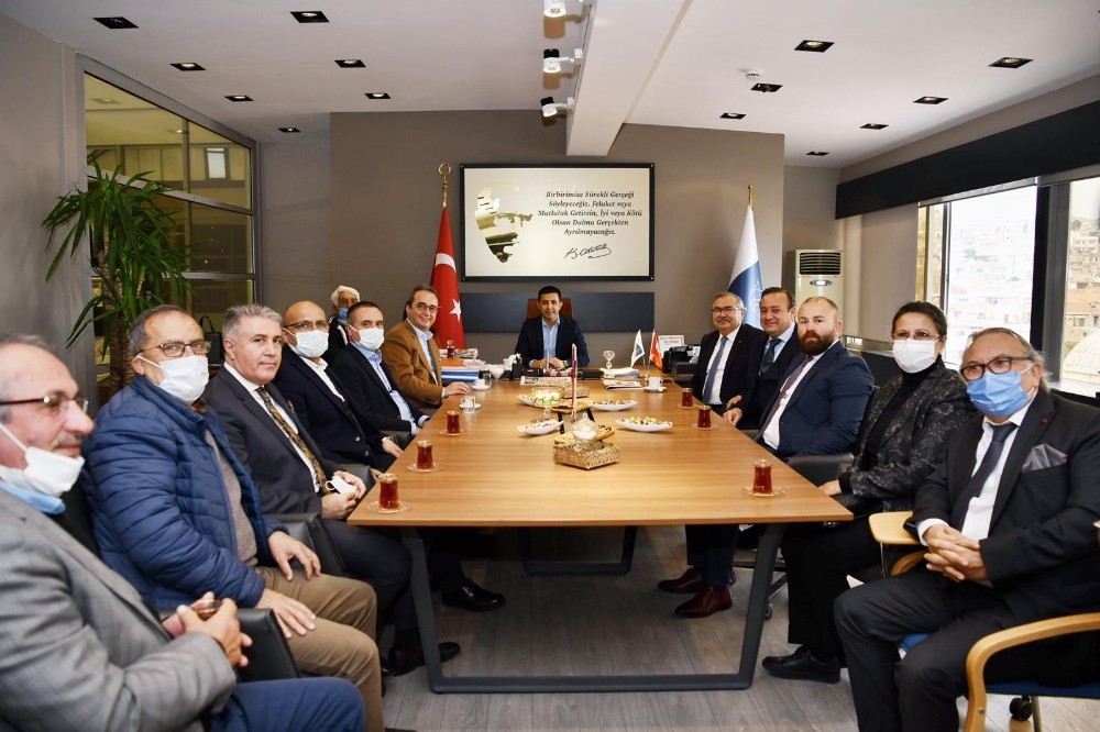 CHP´li vekiller Başkan Günel ile buluştu
