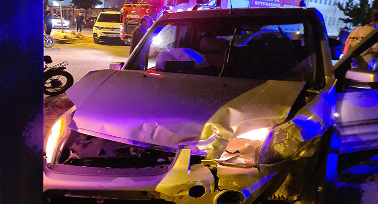 Çilesiz Mahallesi'nde Trafik Kazası: 1 Kişi Yaralandı.