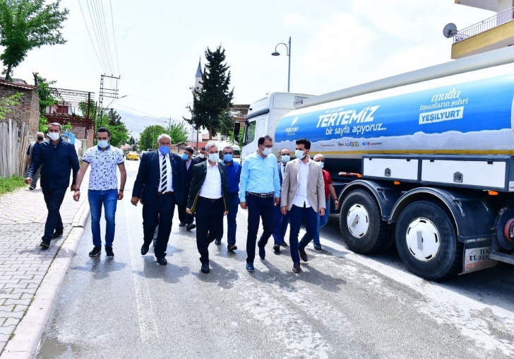 Çınar Temizlik Hizmetlerini Denetledi