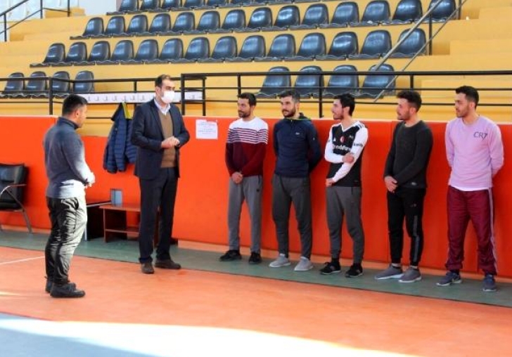 Darende'de POMEM adayları için fiziki yeterlilik kursu