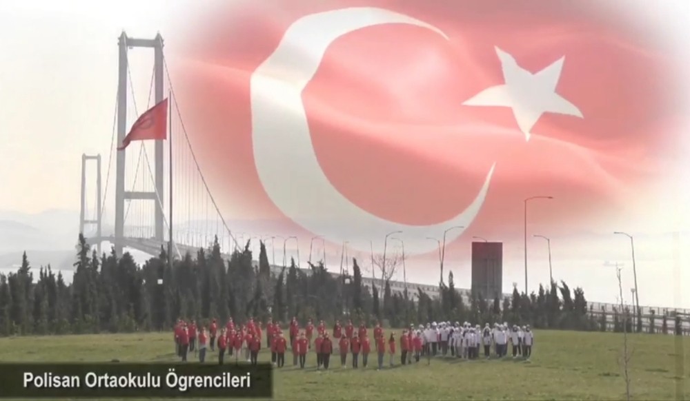 Dilovası´nda İstiklal Marşı coşkusu
