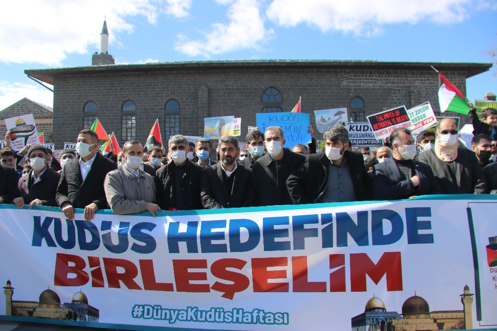 Diyarbakır´daki STK´lar Kudüs´e destek için etkinlik düzenledi
