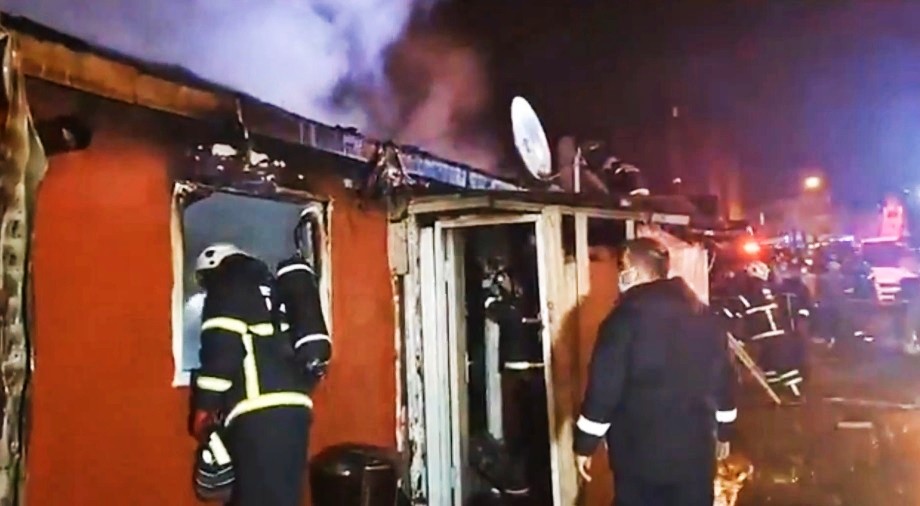 Edirne´de ev yangını
