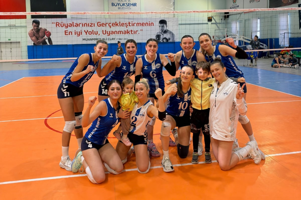 Elazığ Belediyespor Kadın Voleybol Takımı’ndan Net Galibiyet!
