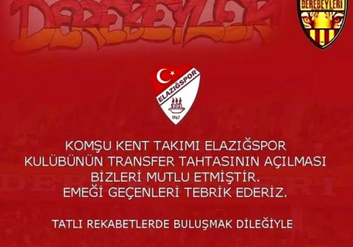 Elazığspor'un transfer yasağını kaldırması Malatya'yı da sevindirdi