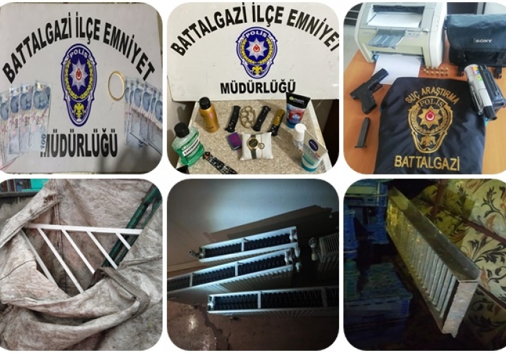 EMNİYETTEN FARKLI NOKTALARDA GERÇEKLEŞEN HIRSIZLIK ÇALIŞMASI 