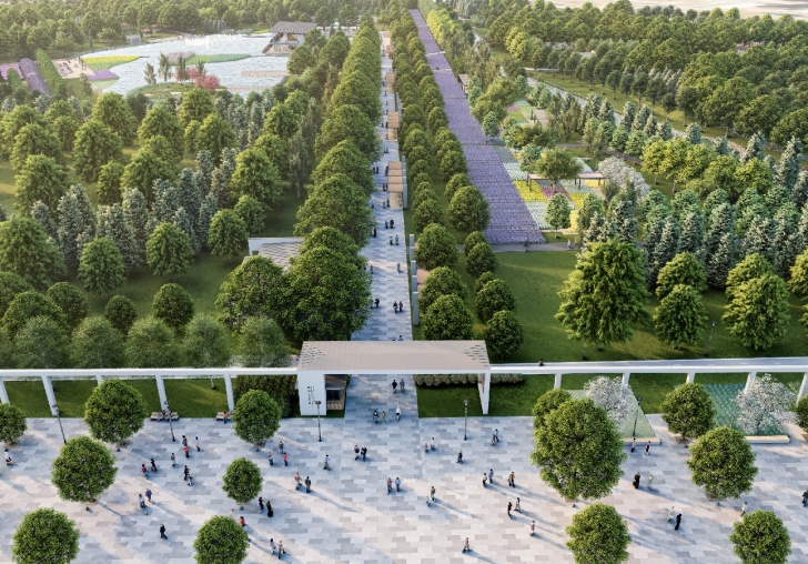 GÜRKAN,  100.YIL PARKINI BÜYÜKŞEHİR BELEDİYEMİZİN ÖZ KAYNAKLARIYLA YAPIYORUZ