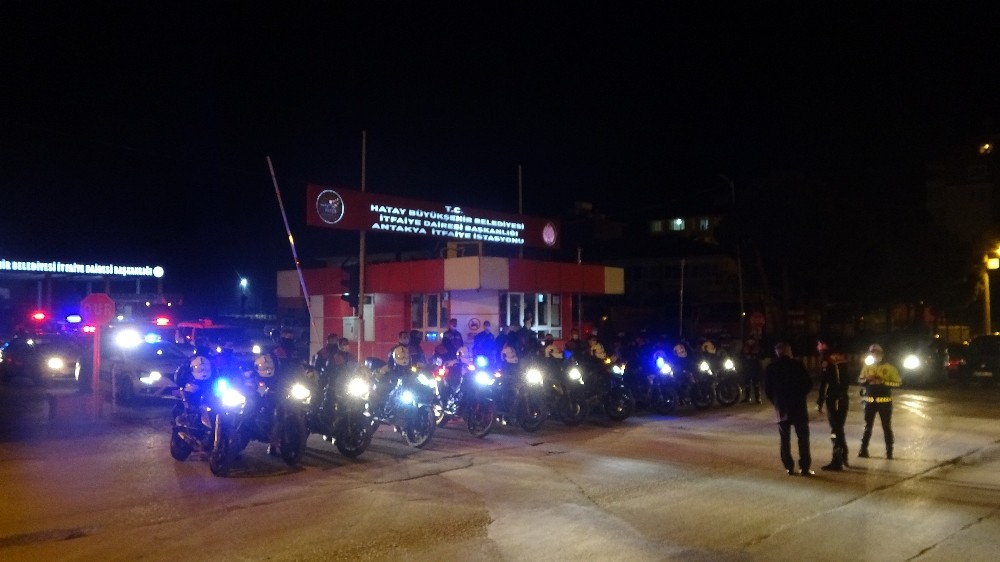 Hatay´da drone destekli sıkı asayiş uygulaması
